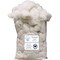 100% MERINO Wool Roving. Ethically & Responsibly Sourced Combed Top Fiber for Spinning, Filling and Stuffing - 1 LB Bag, Natural White
